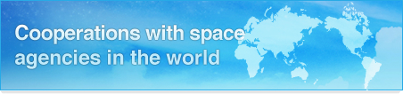 Cooperations with space agencies in the world